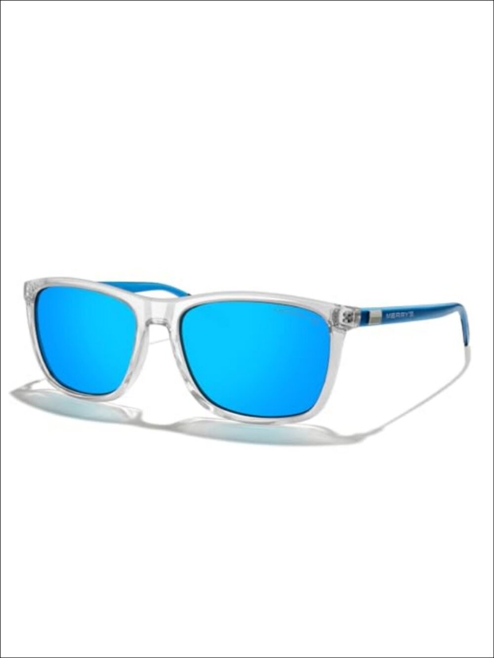 Polarized Square Sunglasses Aluminum Temples Retro Universal Fit Unisex